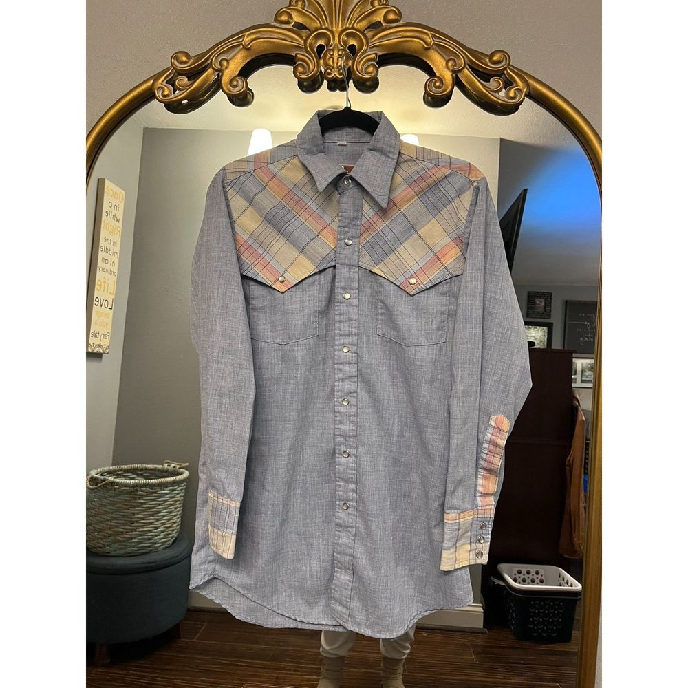 Vtg Vintage 70s/early 80s JC Penney Western Wear Pearl Snap